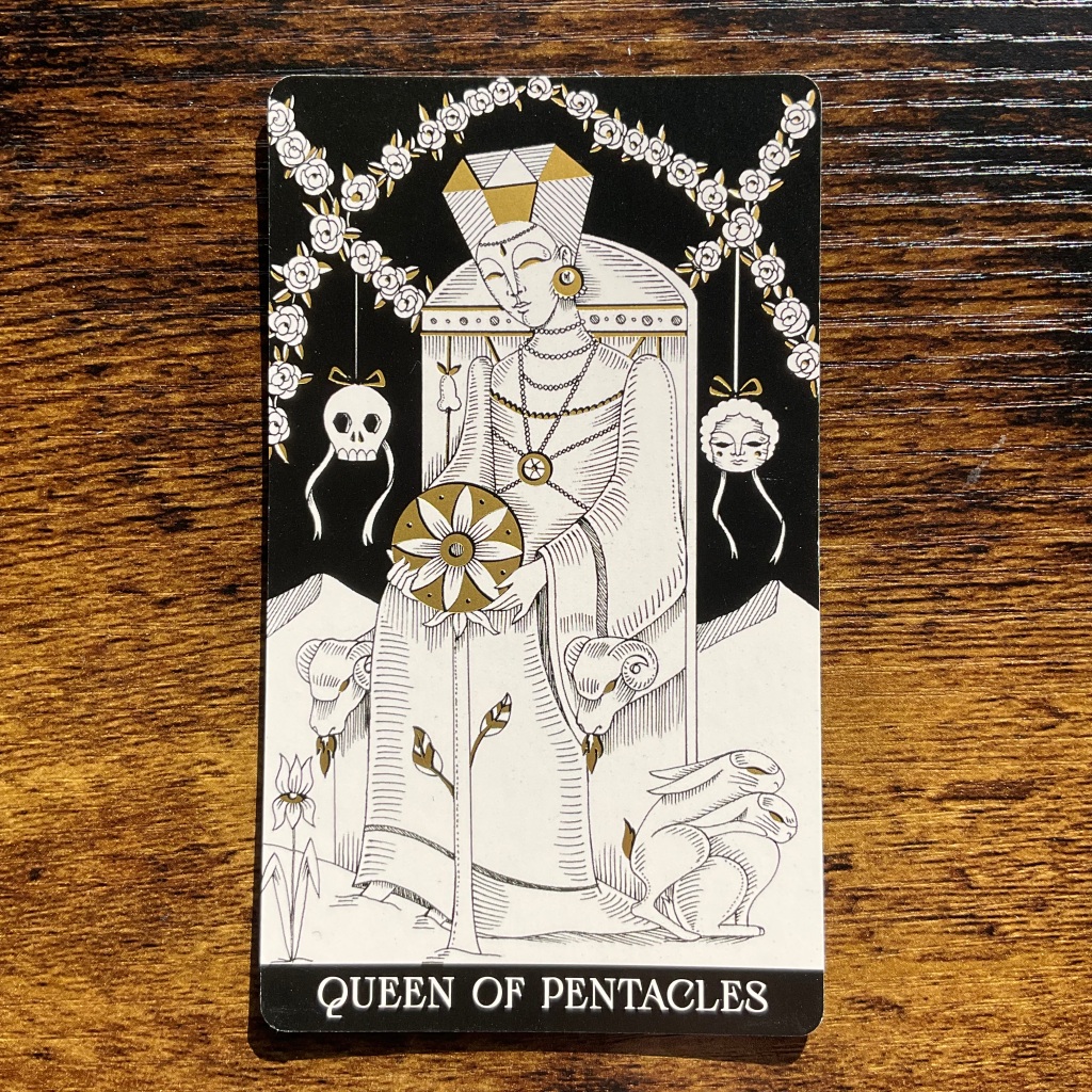 Queen of Pentacles in the Symbolic Soul Tarot