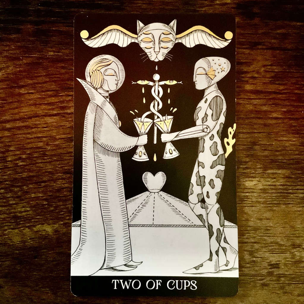 Two of Cups from the Symbolic Soul Tarot Deck