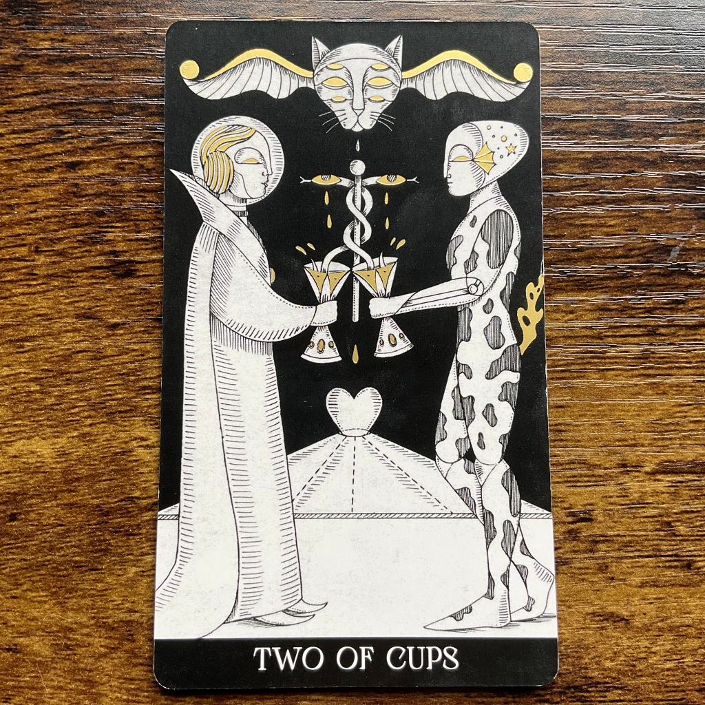 Two of Cups in the Symbolic Soul Tarot