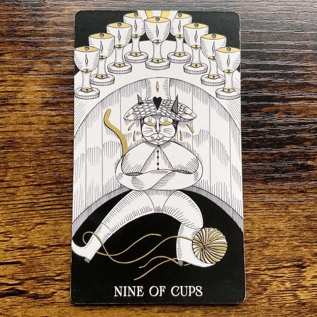 Nine of Cups from the Symbolic Soul Tarot