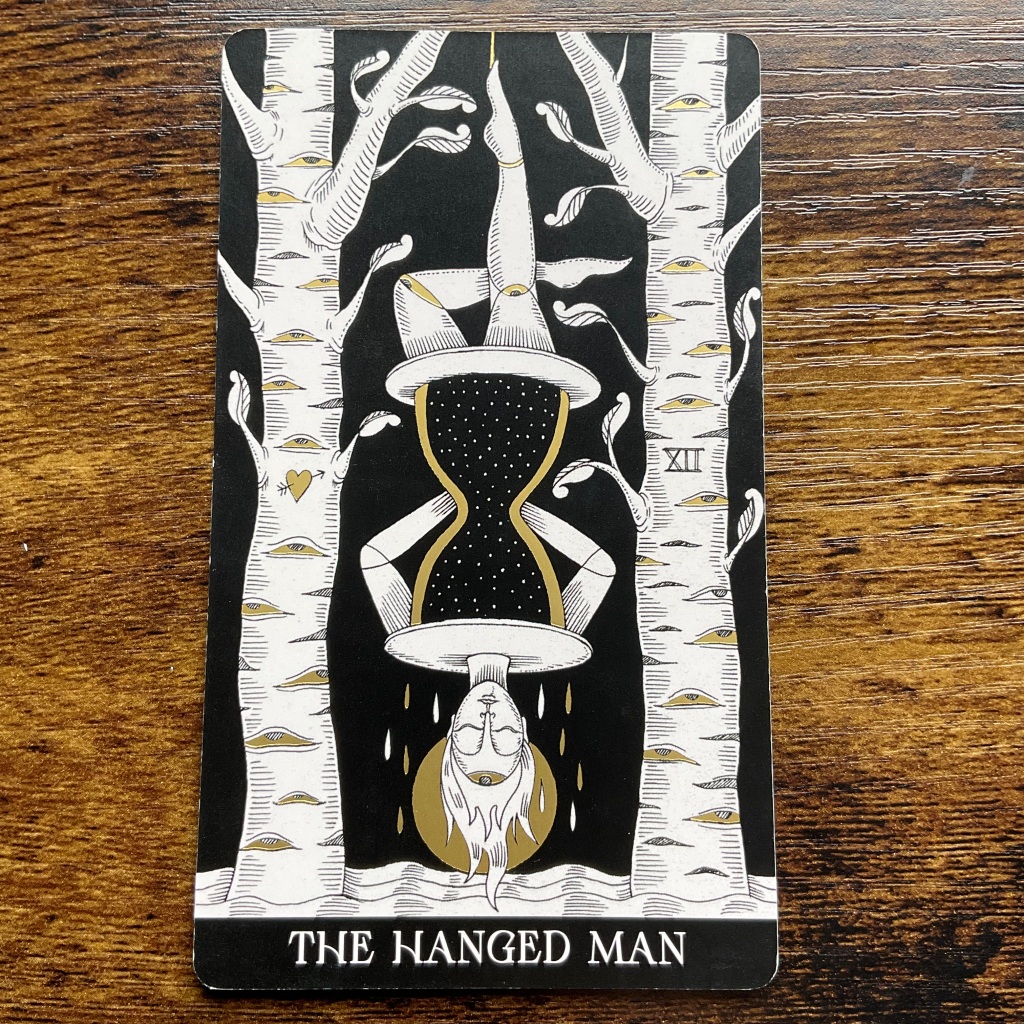 The Hanged man from the Symbolic Soul tarot