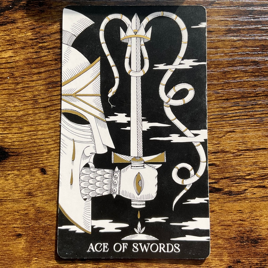Ace of Swords from the Symbolic Soul Tarot