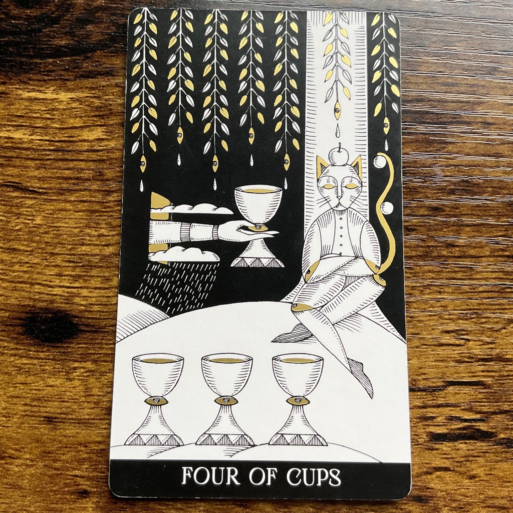 Four of Cups from the Symbolic Soul Tarot