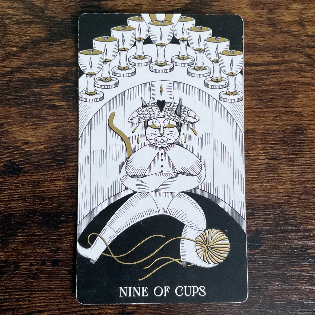 Nine of Cups from the Symbolic Soul Tarot