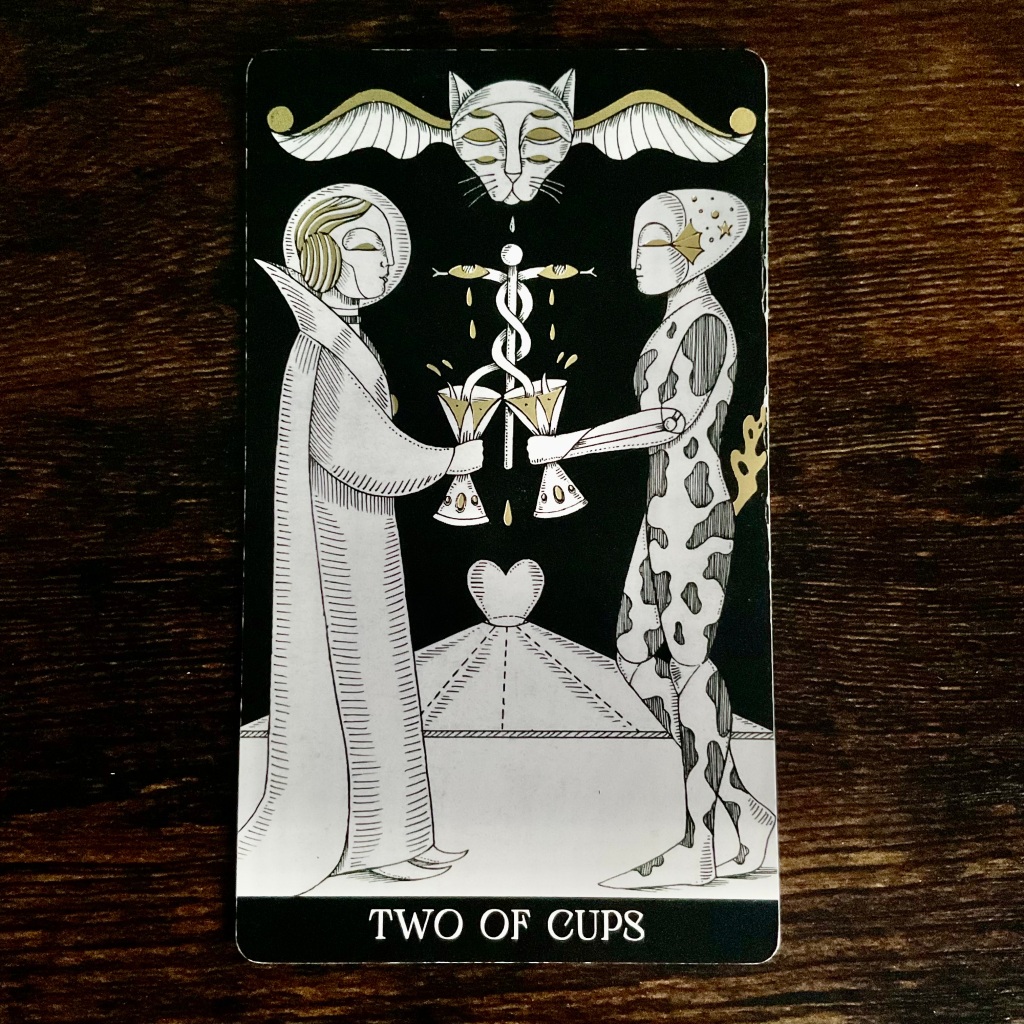 Two of Cups from the Symbolic Soul Tarot