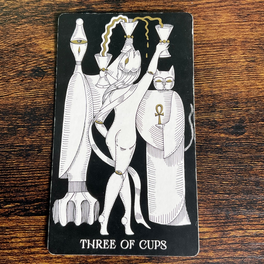 Three of Cups from the Symbolic Soul tarot