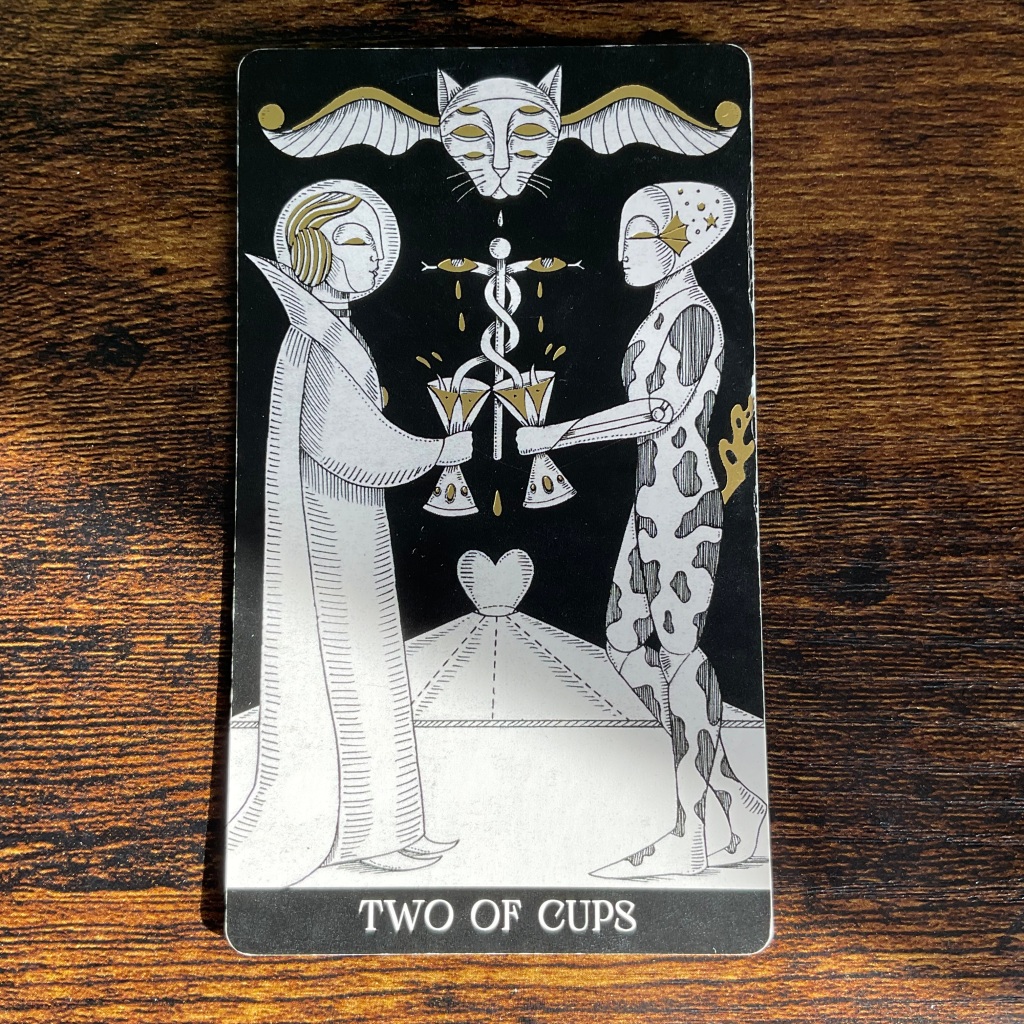 Two of Cups from the Symbolic Soul Tarot