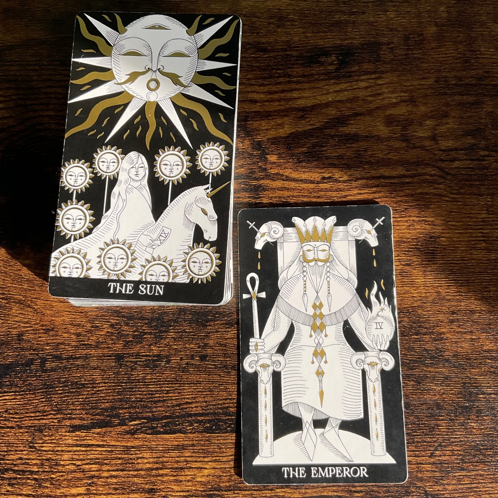 The Emperor and the Sun from the Symbolic Soul Tarot