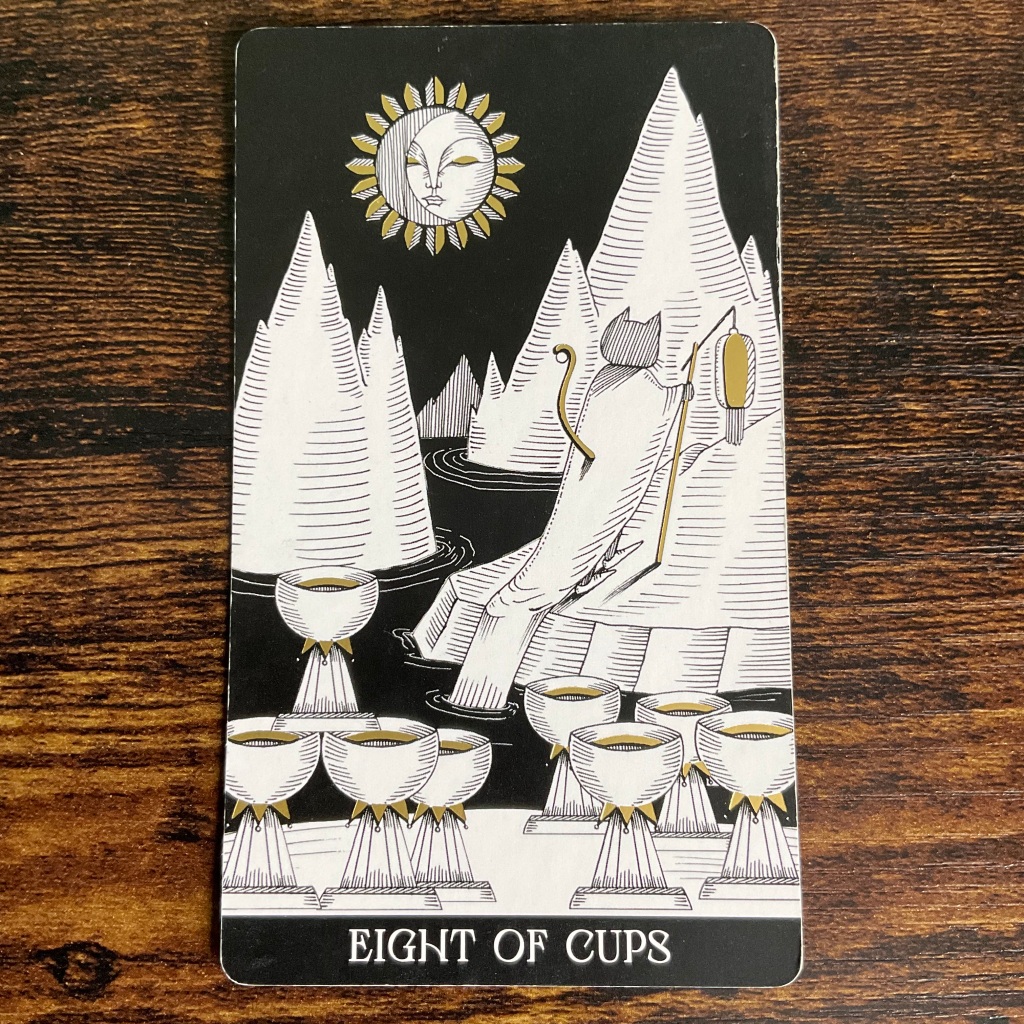 Eight of Cups from the Symbolic Soul Tarot