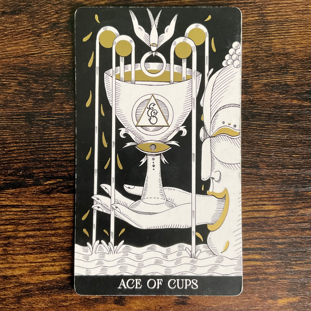 Ace of cups from the Symbolic Soul Tarot